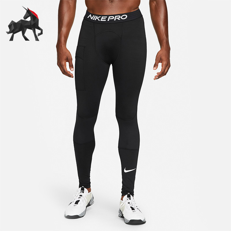 耐克男子训练健身紧身运动长裤