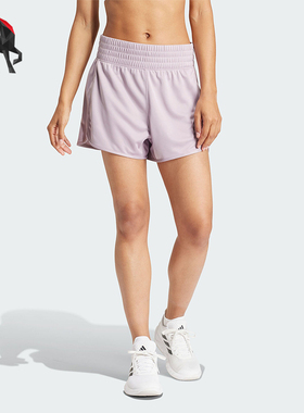 Adidas/阿迪达斯正品PACER KNIT HIGH女士舒适运动健身短裤IR6235
