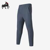 斯凯奇正品 2023男士 时尚 Skechers 简约梭织休闲运动长裤