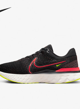 耐克正品REACT INFINITY RUN FK 3 男子支撑跑步鞋DH5392-007