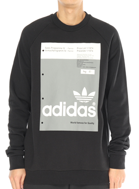 Adidas/阿迪达斯正品PANTONE CREW 男子休闲运动卫衣套头衫DH4786