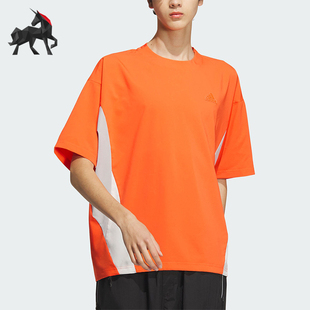 短袖 Adidas 轻盈宽松夏季 2024男士 T恤JI9907 阿迪达斯正品