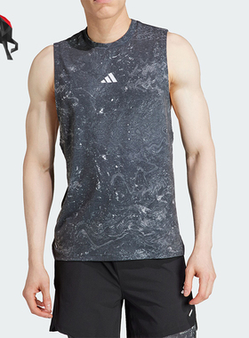 Adidas/阿迪达斯正品WO POW TANK 男士运动健身背心IK9684