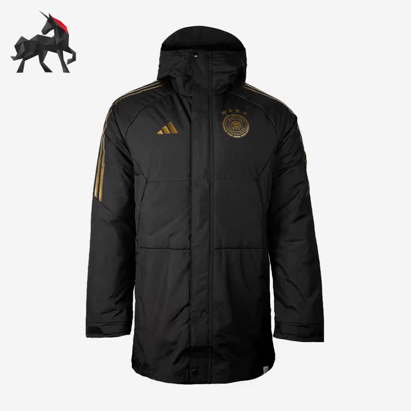阿迪达斯男子足球运动棉服