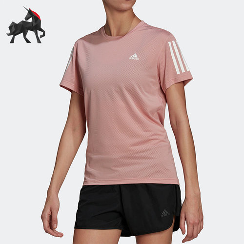 阿迪达斯女子跑步短袖T恤
