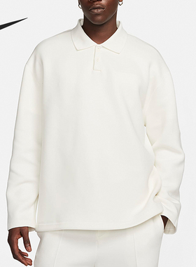 Nike/耐克正品男士简约休闲宽松翻领卫衣FN3402-133