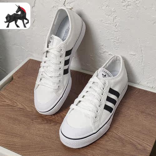 Adidas/阿迪达斯正品春季 NIZZA 男女低帮运动板鞋CQ2333