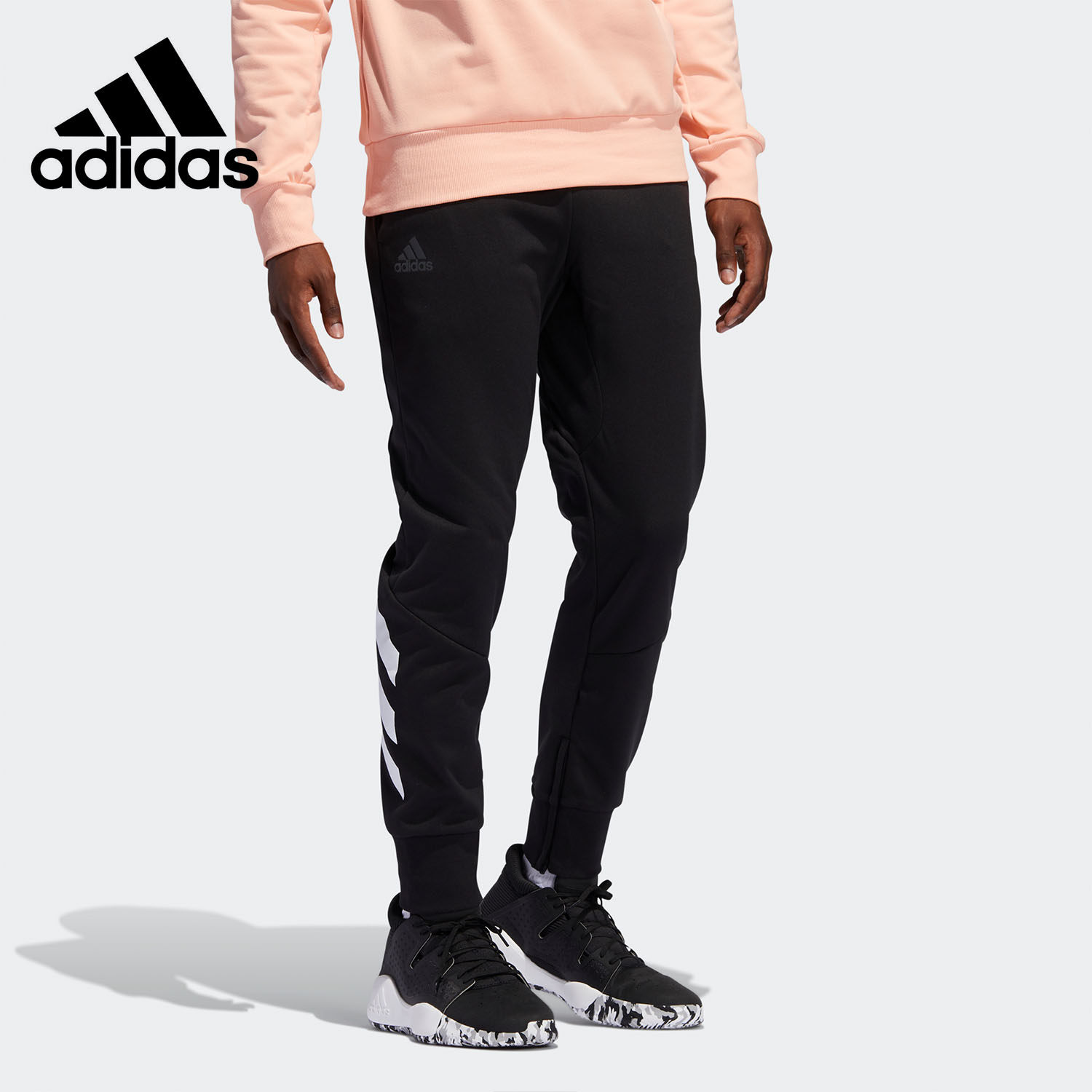Adidas/阿迪达斯正品HARDEN FLE PANT男子篮球运动长裤FH7744