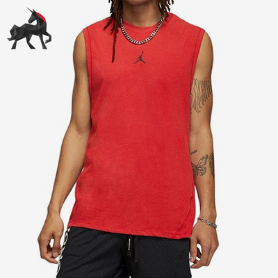 Nike/耐克正品Air Jordan男子篮球运动舒适无袖背心T恤DM1828-687
