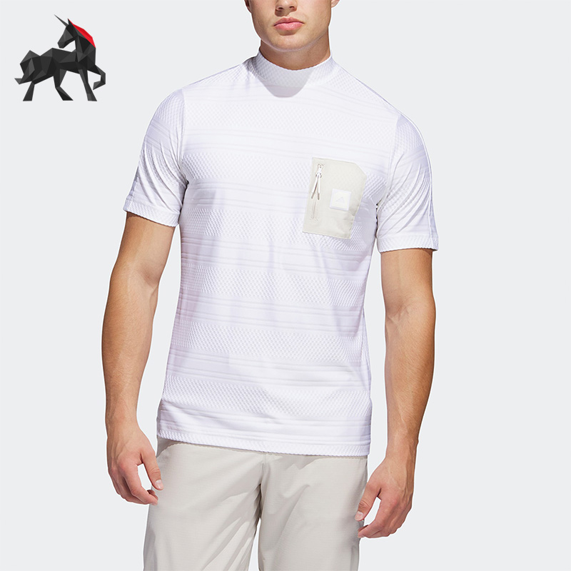 Adidas/阿迪达斯正品夏季新款男子高尔夫运动短袖POLO衫HS5618