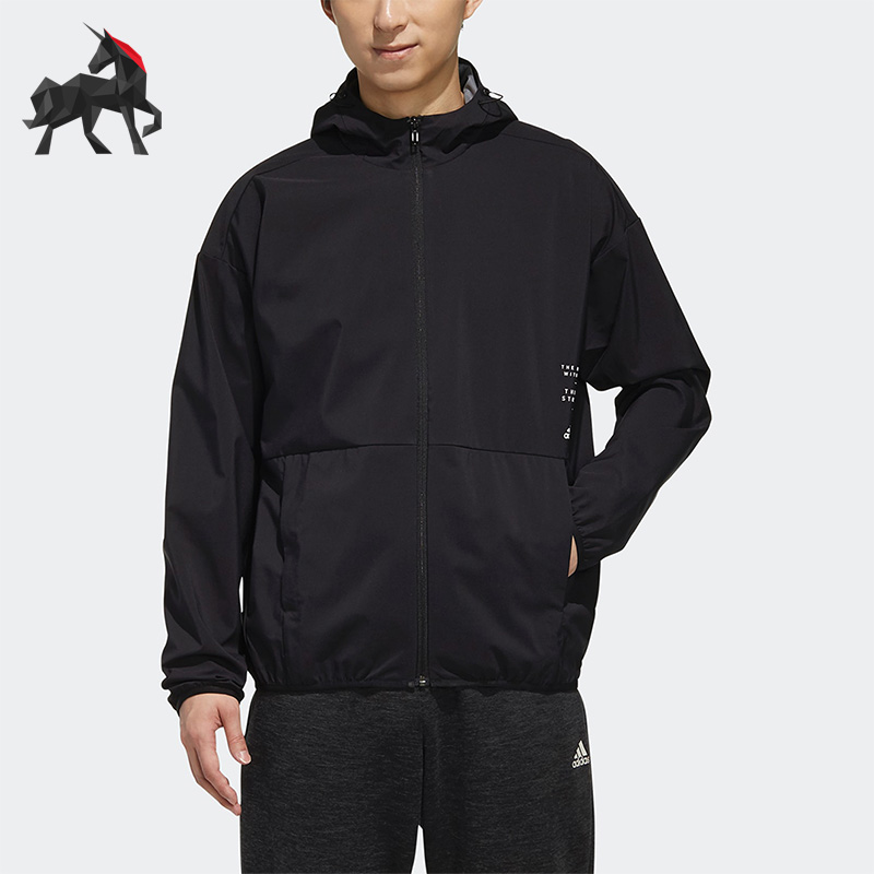 阿迪达斯男子运动休闲外套