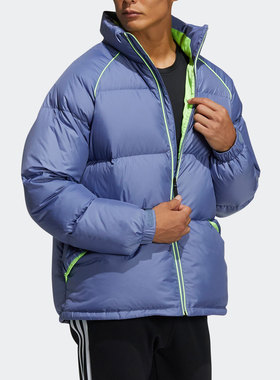 Adidas/阿迪达斯正品冬季男女立领保暖羽绒服H20753