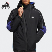 男子保暖连帽羽绒服HC0279 秋季 Adidas 阿迪达斯正品