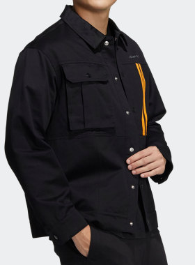 Adidas/阿迪达斯正品NEO男子时尚运动工装翻领夹克外套HG9049