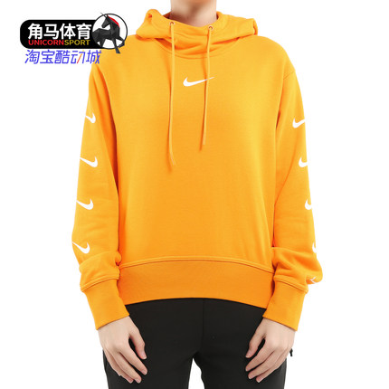 Nike/耐克正品女子串标LOGO运动休闲连帽套头卫衣CD9032