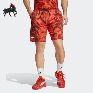 男子印花网球运动短裤 HT7224 阿迪达斯正品 Adidas