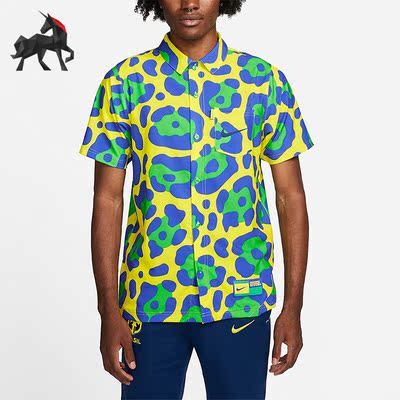 耐克男子运动休闲翻领短袖衬衫