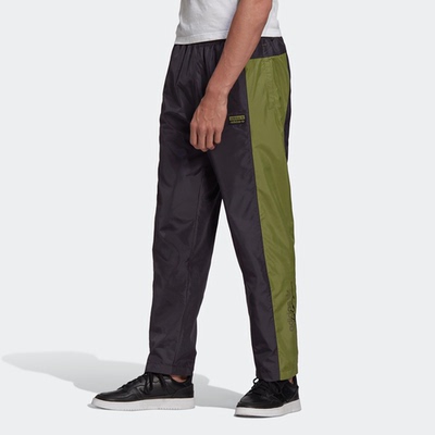 Adidas/阿迪达斯正品三叶草双排logo拼色男子运动休闲长裤 GJ6723