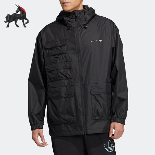 Adidas/阿迪达斯男子连帽夹克