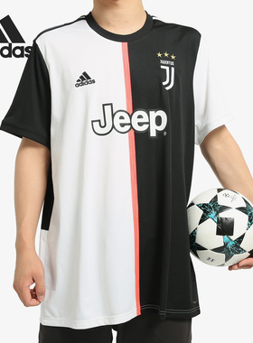 Adidas/阿迪达斯正品 JUVE H 男子足球尤文图斯主场比赛服 DW5455