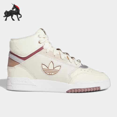 阿迪达斯三叶草男女休闲中帮板鞋