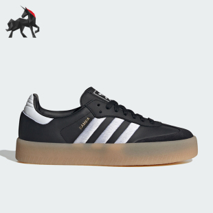 三叶草女士经典 阿迪达斯正品 低帮运动板鞋 ID0436 SAMBAE Adidas