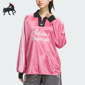 POLO衫 三叶草女士舒适运动休闲长袖 JD1128 阿迪达斯正品 Adidas