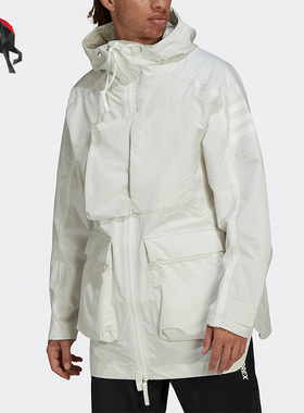 Adidas/阿迪达斯正品XPLORIC户外连帽男子运动时尚夹克外套H65701