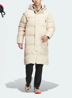 Adidas/阿迪达斯正品男子户外运动保暖连帽羽绒服IL8970