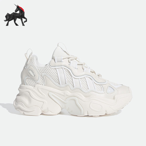 阿迪达斯女士厚底复古运动鞋