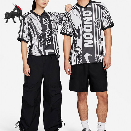 Nike/耐克正品夏季男士个性印花休闲运动短袖T恤FN2394-010