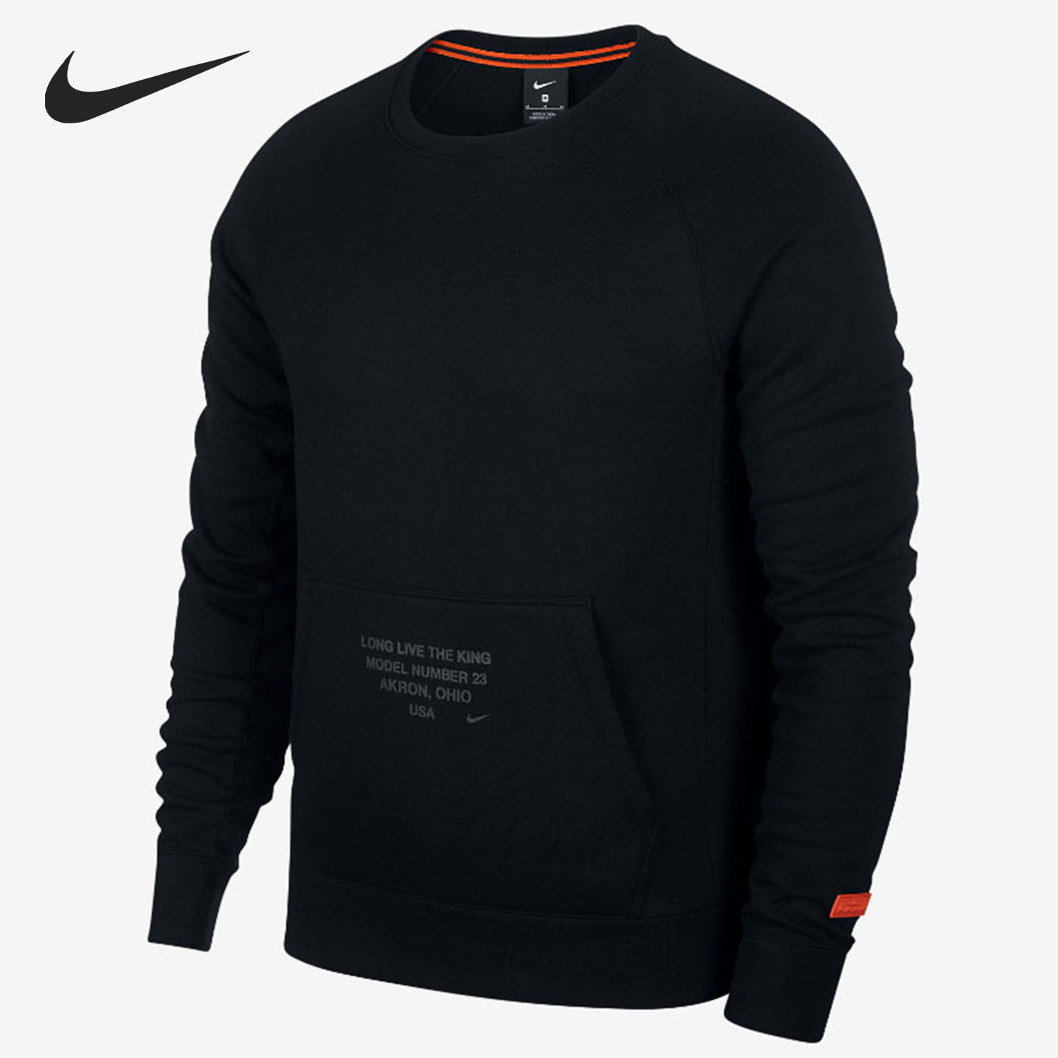 Nike/耐克正品AS LEBRON M NK LS CREW 男子套头衫BV3633