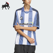 复古印花休闲POLO衫 三叶草男士 IW6308 阿迪达斯正品 Adidas