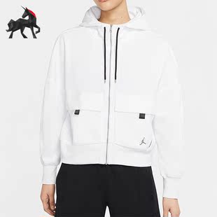 JORDAN Nike 耐克正品 夏季 100 女子轻便宽松针织运动外套CU6326