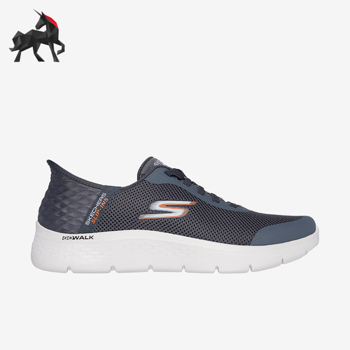 Skechers/斯凯奇正品GO系列男士轻便透气网布低帮跑步鞋