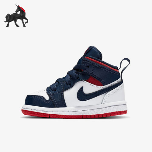 Nike/耐克正品Air Jordan 1婴童运动耐磨篮球鞋BQ6933-104