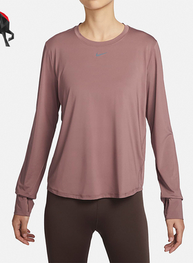 Nike/耐克正品女士圆领宽松透气运动长袖T恤FN2802-208