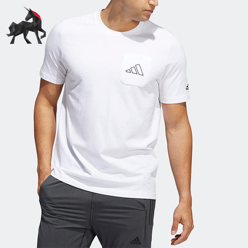 Adidas/阿迪达斯男子篮球短袖