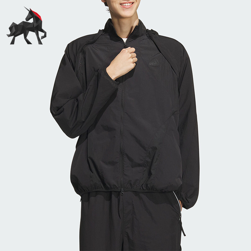 阿迪达斯男士运动休闲夹克外套
