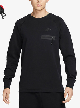 Nike/耐克正品男子运动透气休闲圆领简约卫衣FD9881-010