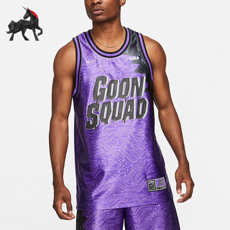 Nike/耐克正品Space jam詹姆斯男子篮球无袖球衣DJ3872-560