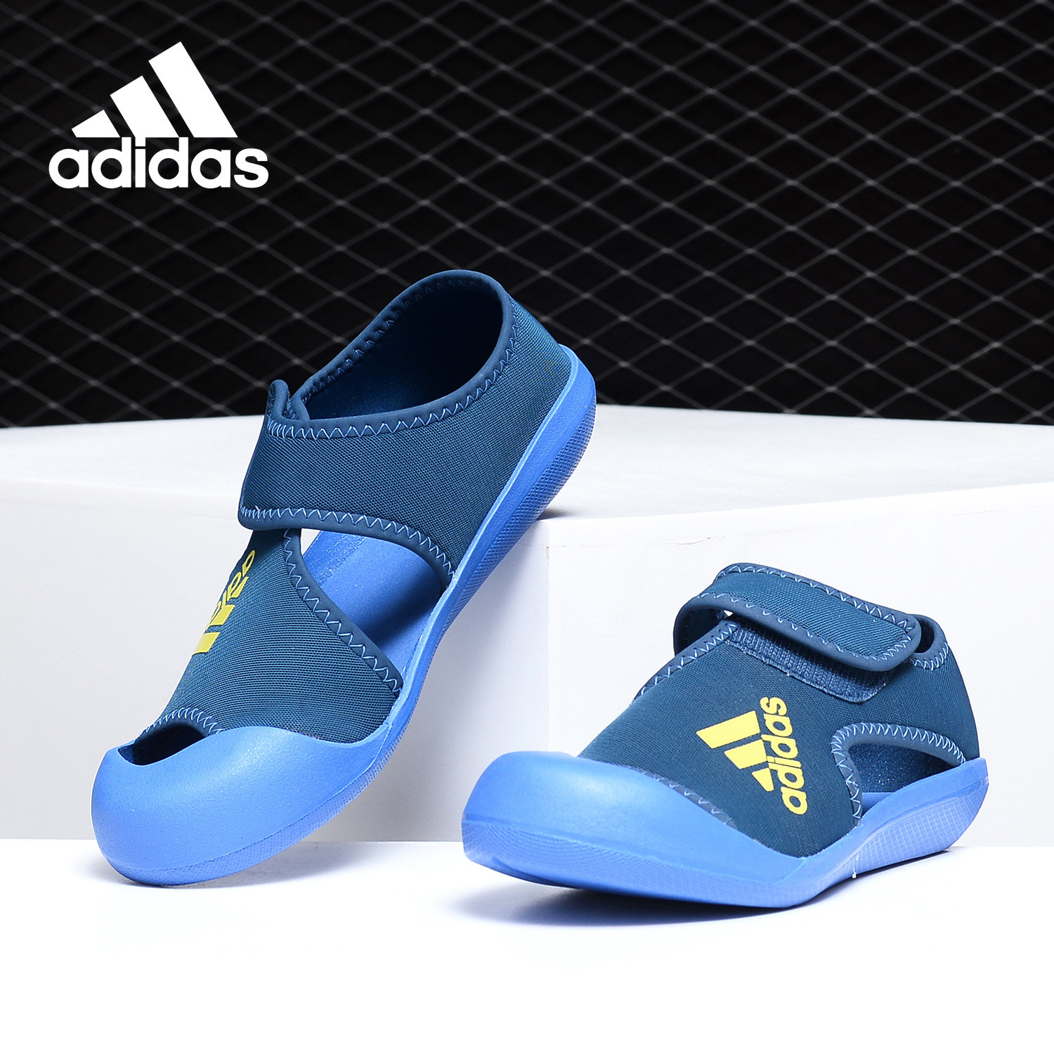 Adidas/阿迪达斯正品 童鞋 男小童魔术贴游泳凉鞋 D97901,运动鞋new,童鞋/青少年鞋,淘宝优惠券,粉丝福利购,淘宝优惠卷