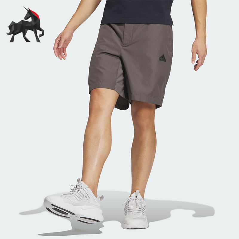 阿迪达斯男士梭织运动休闲短裤