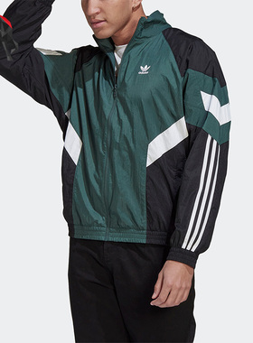 Adidas/阿迪达斯正品三叶草男子宽松休闲夹克外套HK7321