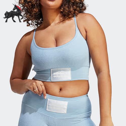 Adidas/阿迪达斯正品三叶草女子运动透气吊带背心IC8525
