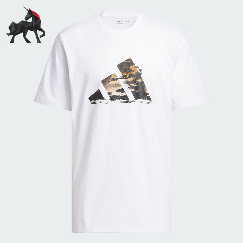 阿迪达斯篮球男士运动短袖