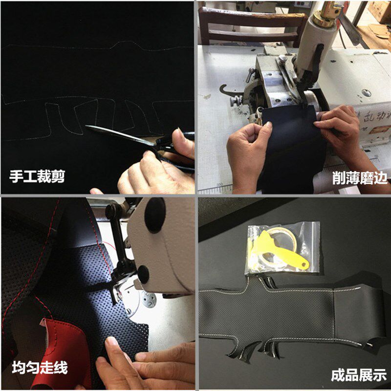 手缝方向盘套厂家供应汽车手缝把套方向盘套跨境改装一件代发A-01