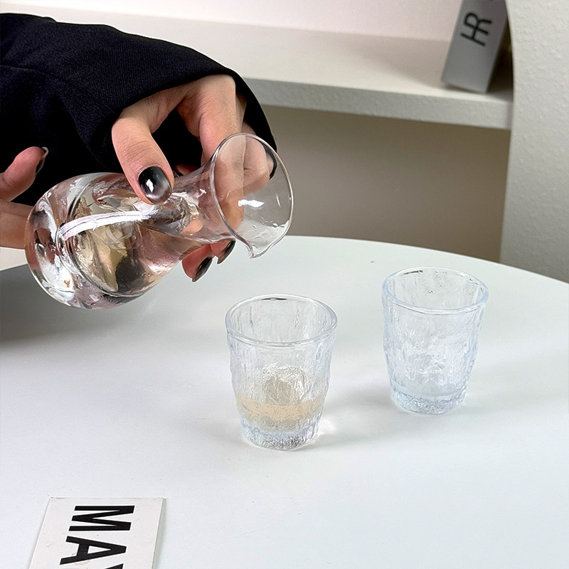 ins玻璃水珠厚底醒酒分酒器