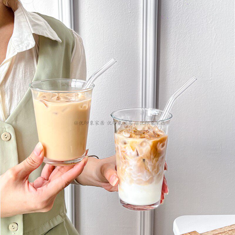 简约水杯气泡水杯果汁杯