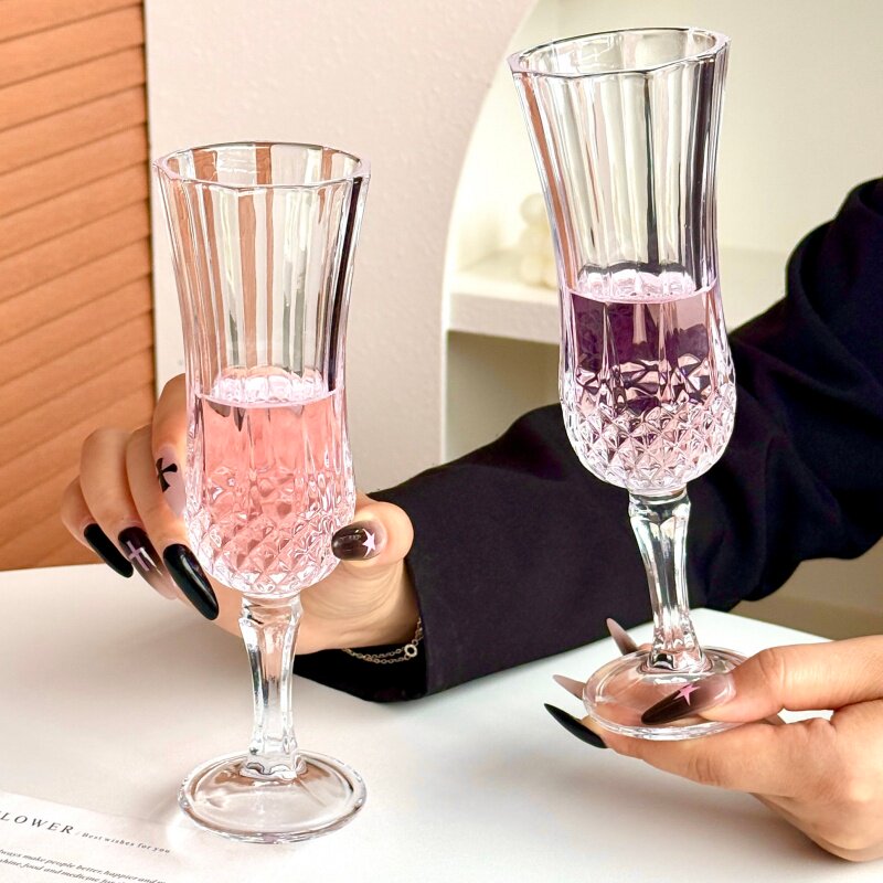 高颜值ins网红钻石香槟杯